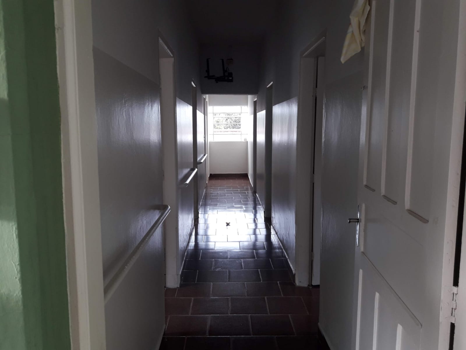 Corredor interno da instituição